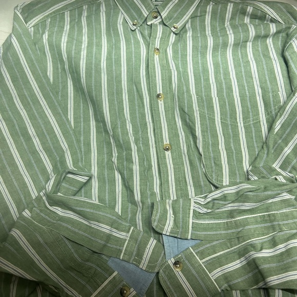 Lot of men's shirts button up mix Large Regular LL Bean B10 - Picture 12 of 15